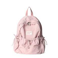 [5월 18일 배송] MASMARULEZ mini ver. Ribbon pocket backpack_Fog pink, 선택안함