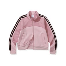 코드그라피 우먼 배색 트레이닝 집업_핑크 260042