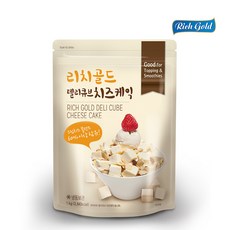 리치골드 델리큐브 치즈케익 냉동 1kg 빙수 치즈케이크 [당일발송], 1개