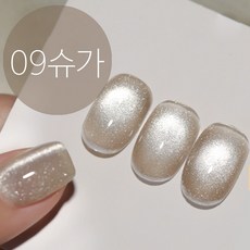 더로만 별빛 마그넷 자석 젤 네일 아트 폴리쉬 자석포함, 1개, 10g, 09.슈가