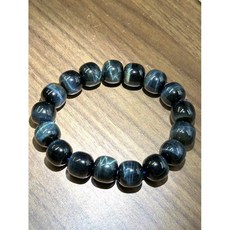 天然閃電藍虎眼13.6mm大米款手串