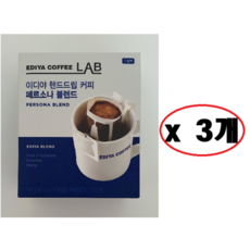이디야커피연구소 핸드드립 커피 페르소나 블렌드, 8g, 7개입, 3개