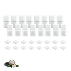 Nispira Kastty 배터리 작동 3.2L(109온스)/3.2L 반려동물 분수와 호환되는 고양이 분수 필터 활성탄 교체 필터 16팩, Nispira Kastty 배터리 작동 3.2L(109