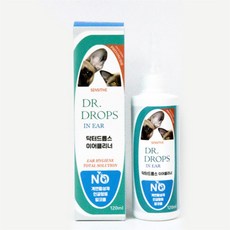 FIM 닥터드롭스 귀세정제 120ml 반려견귀청소액 이어크리너