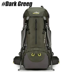 네이처하이크 트레킹 배낭 캠핑 하이킹 배낭 강화 방수 배낭 야외 여행 배낭 70L, 05 Orange - 70L