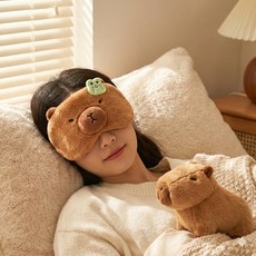 다금라이프 카피바라 수면안대 냉온찜질 암막 눈가리개