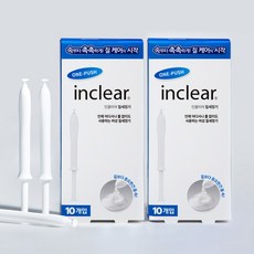인클리어 의료기기 질세정기, 1.7g, 20개