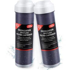 스팟 프리 세차 시스템용 AKM DI 수지 필터 카트리지 RODI 10인치 혼합 침대 색상 변경 2팩, Filter