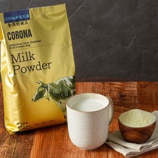 CORONA 紐西蘭全脂奶粉 1kg, 1個, 紐西蘭純奶粉-1kg