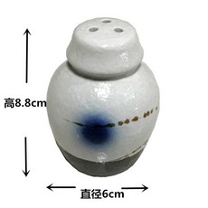 업소용 케이스 병 가정용 세라믹 이쑤시개 통 이쑤시개병 도자기 뚜껑, 1개, 14_세 구멍 수채화 치약통