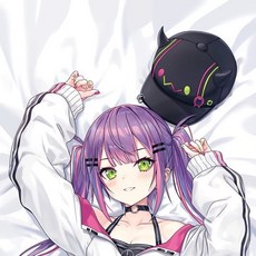 抱漫閣 常闇永遠Hololive週邊等身抱枕，二次元長條夾腿枕，宿舍衕人神器, 1個, 正常版A1B1,短毛絨40120單枕套