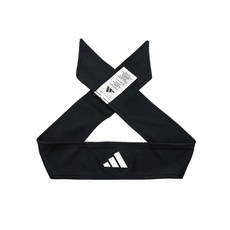 아디다스 테니스 헤드밴드 테니스 트레이닝 타이 헤드 헤어밴드 편안한 땀밴드 트레이닝 뉴로고, 1개, 블랙