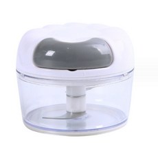 手拉式切蒜器 絞肉器 搗蒜器 磨泥器, 一入 顏色隨機 (現貨), 1個