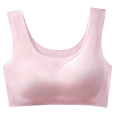 JoyTour冰絲免洗內衣，一次性拋棄式旅行內衣，輕柔透氣舒適，方便衛生, 粉色-XL碼-1件入-免洗冰絲內衣