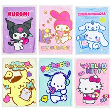 산리오 포스터 양털 담요 캐릭터 쿠로미, 시나모롤, 시나모롤