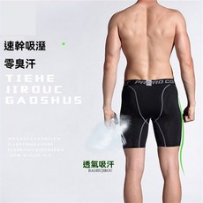 籃球緊身褲七分運動健身跑步訓練短褲速乾田徑高彈力壓縮打底長褲