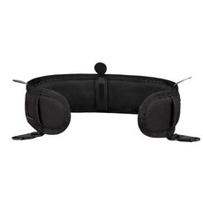 戶外多功能戰術腰封套裝尼龍蛇加厚腰帶，模組化全套腰封，耐磨耐用，戶外運動適用, 單腰封黑色, 1個