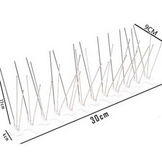 비둘기퇴치망 새쫓기 까치 베란다 버드스파이크 퇴치망 스파이크, 1개, 50CMx6 포장완료