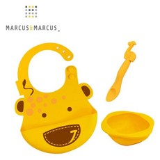 Marcus&Marcus動物樂園餵食禮盒組(6色可選) 彌月禮盒 學習餐具 台灣公司貨檢驗合格