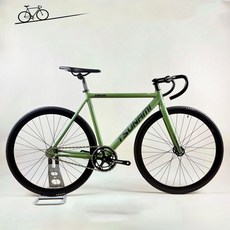 쓰나미픽시자전거 중학생 입문용 SNM100 불꽃블랙 완차 브레이크포함, 52cm, 카키, 1개, 52cm