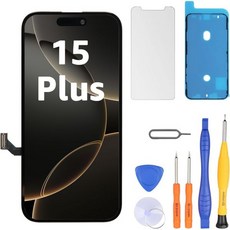 LL TRADER 트레이더 아이폰 11 LCD 61인치 FHD 교체용 터치 스크린 3D 디지타이저 어셈블리 및 수리 키트 모델 A2111 A2223 A2221, 15 Plus LCD