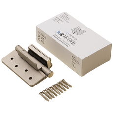 타공 노쿵 경첩 나비경첩 세계특허제품 매그니토, 1개, 실버