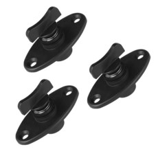 보트 윈드실드 패스너 3개 플라스틱 베이스 보트 윈드실드 클립 해양 윈드실드 패스너 보트 윈드실드 스냅 클립 보트 윈드실드 액세서리 해양 교체 부품 용품(블랙), 보트 윈드실드 패스너 3개 플라스틱 베이스 보트 윈드실