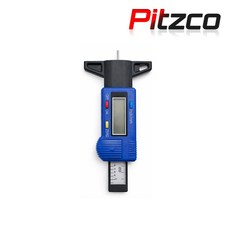 피츠코 디지털 차량 타이어 마모 체크게이지 LCD화면 깊이 두께측정기 트레드 깊이 측정, 블루, 1개