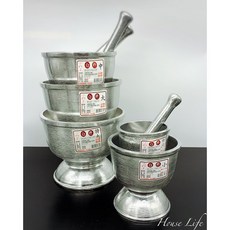 台灣製造 鋁合金臼杵/藥盅/擂缽/搗碎器, 1個