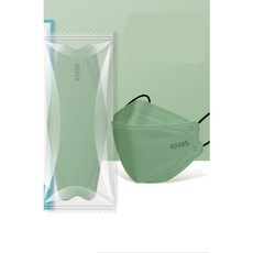 小臉魚型4D口罩 透氣 日系, 1個, CD0308-K95魚嘴口罩-灰綠色1入