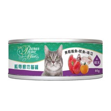 LBC 藍帶廚坊 貓狗罐 無穀 鮮肉湯罐 副食罐, 1個, (貓)鮪魚+魷魚+南瓜80g