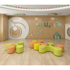 문화센터 특수모양의자 조합 소파 휴게실 대기실, 조합3