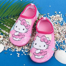 Hello Kitty 凱蒂貓 玩水防水鞋軟軟的一體型鞋墊水上運動鞋