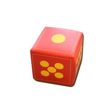 어린이집쇼파 아이들이 굴러보며 앉을 수 있는 놀이형 보조의자 wjm*6399gy, 주사위보조의자(낱개)_그린