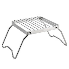 루아즈 캠핑 버너 받침대 쿠커 스탠드 대형, 실버, 1개