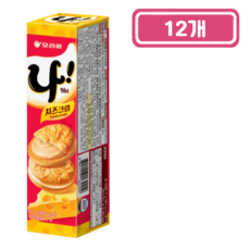 오리온)나!샌드치즈맛77g, 77g, 12개