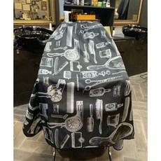 바버샵 커트보 미용실 롱컷트보 케이프 이발보 가운, 06디자인 길이160cm, 1개