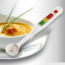 가정용 스푼형 염도 측정 테스터기 휴대용염도계 저염식 업소용염도계 염분계 염분측정기 간장염도계, 1개