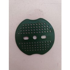 다육 식물 고정핀 곡선형 u자핀 온실 지지대 철사, 그린 고무패드 높이 1.5mm 6cm 6.5cm 100, 1개