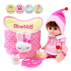 綺妮娃娃 附餐盤、奶瓶、背包版(ST安全玩具), 1個