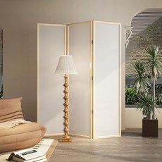 簡約實木屏風隔斷家用臥室奶油風裝飾玄關移動摺疊走廊沙發背景牆, 1個, 原木色（松木框架+加厚紗）,寬10cm*高10cm（單面畫布）