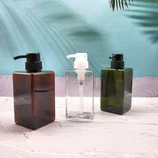 450ml 사각 펌프 디스펜서, 녹색