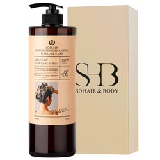 쏘헤어 너리싱 아르간 탈모 샴푸 데미지케어 대용량, 1kg, 1개