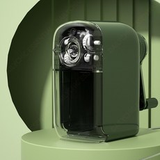 {美院推薦 14天鑑賞} 削鉛筆機 素描鉛筆專用 削筆器 卷筆刀, 削鉛筆機綠, 1個