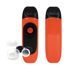 슈페라 휴대용 플라스틱 카주 떨림막 악기, 1개, 오렌지, SCK-120