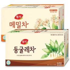 둥굴레차 100T+메밀차 100T /녹차, 100개입, 1세트