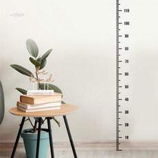 키성장 눈금 스티커 신장측정