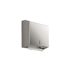 304不鏽鋼防水擦手紙盒 - 壁掛式紙巾架, 銀, 1個