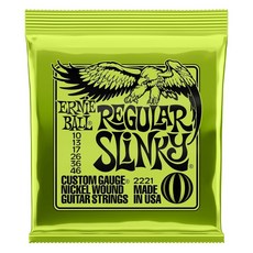【ErnieBall】公司貨 2223 0942/2221 1046/2222 電吉他弦 鎳弦 老鷹弦, 1個, 2221 綠鷹