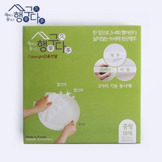 때빼고 광내고 행구다 중형 18매 (핑크), 1개, 18개입